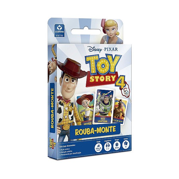 Jogo de Cartas Toy Story 4 Rouba Monte Copag