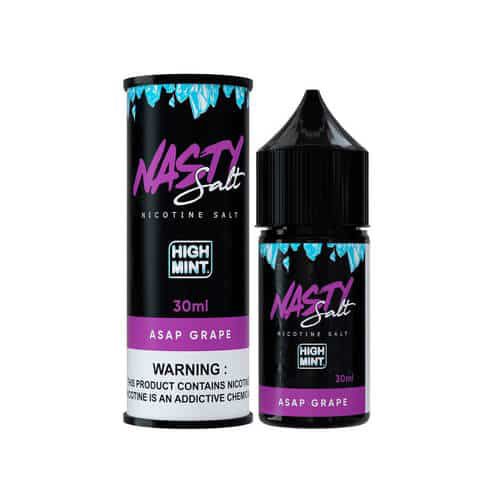 Líquido Nic Salt Asap Grape - High Mint | Nasty Juice