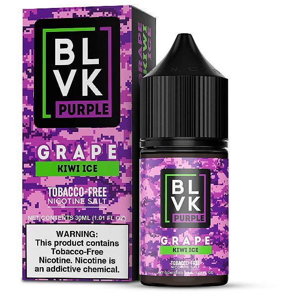 Líquido Grape Kiwi Ice (Purple) - Salt Nicotine | Blvk