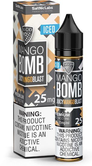 Líquido Mango Bomb - SaltNic / Salt Nicotine - VGOD SaltNic