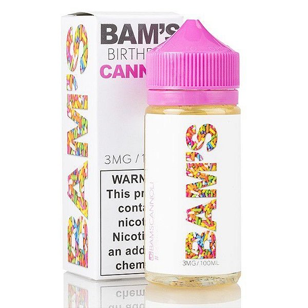 Líquido Birthday Cannoli - Bam Bam's Cannoli