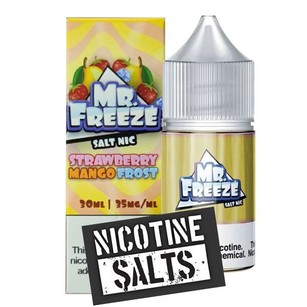 Juice Nic Salt Strawberry Mango Frost | Mr. Freeze