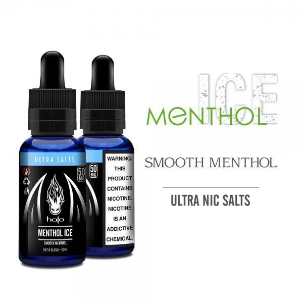 Líquido Menthol ICE - Ultra Salt Nic - HALO Purity