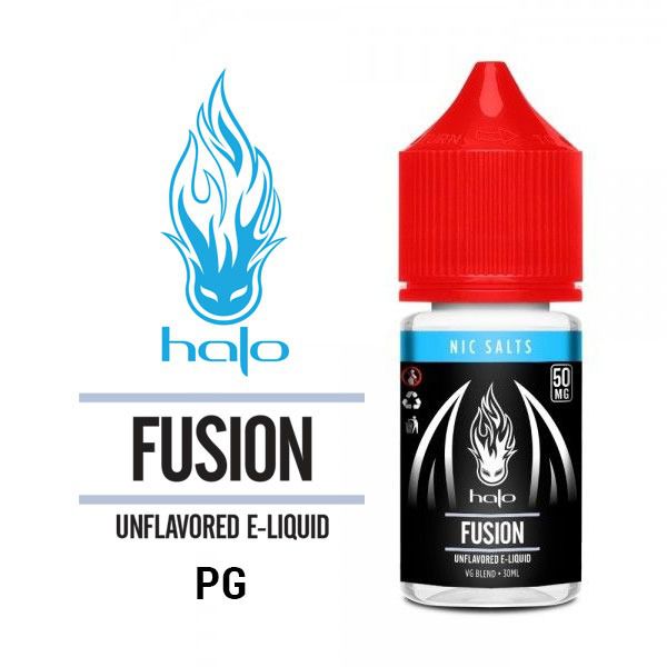 Líquido Fusion (Sem Sabor) - Nic Salt / PG | HALO Purity