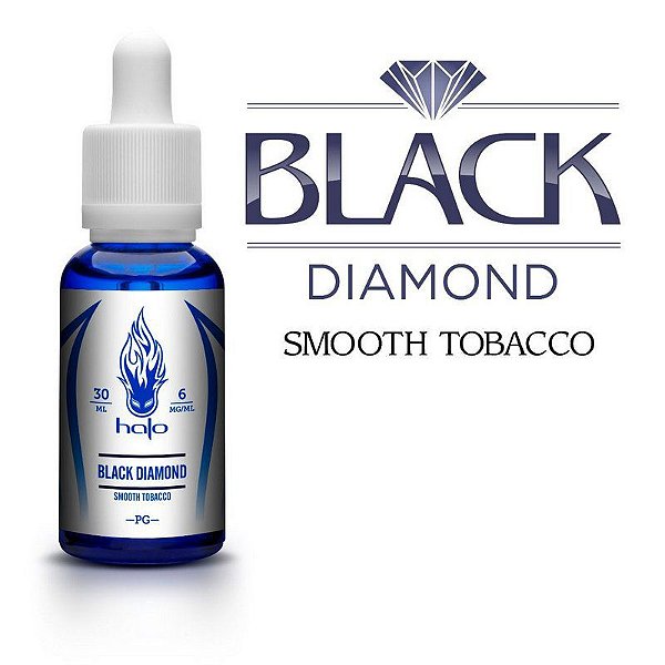 Líquido Black Diamond Smooth Tobacco - White Series  - Halo Cigs