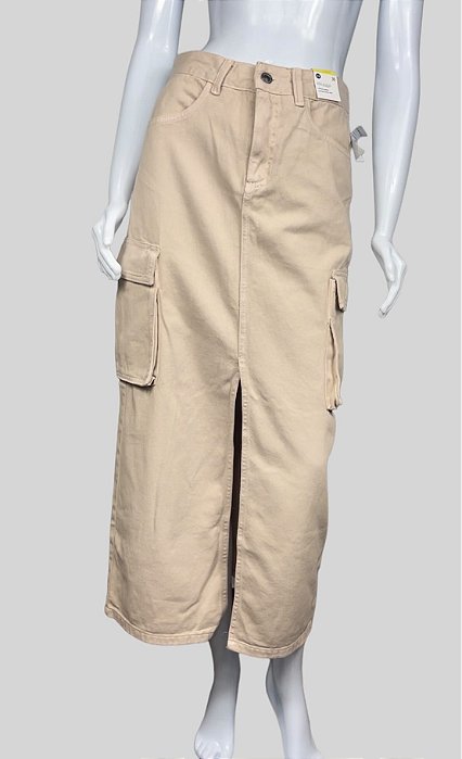 Saia bege claro tamanho 36