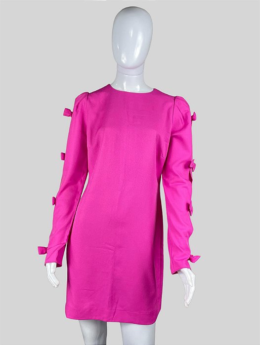 Vestido lacinho rosa