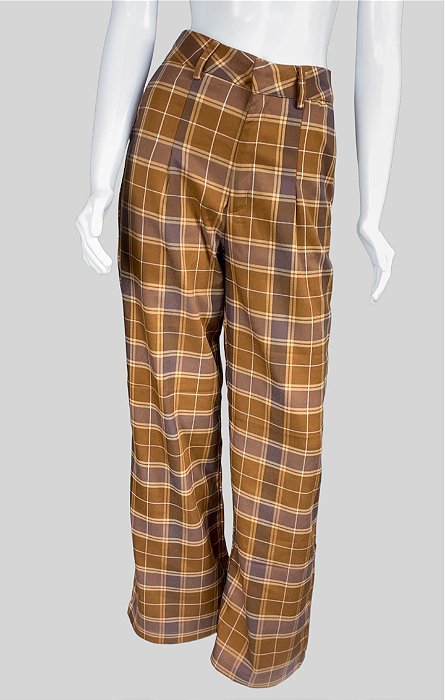 Calça xadrez