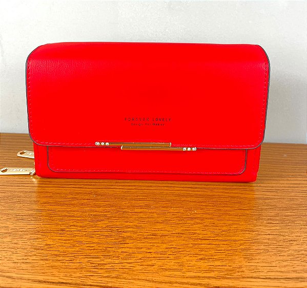 Bolsa vermelha pequena (PRODUTO NOVO)