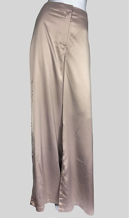 Calça de Acetinada cor rose tamanho PP