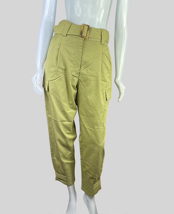 Calça tricol verde TAM 36