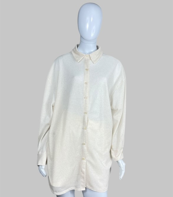 Camisa fio lurex: ouro TAM PP CÓD. 126