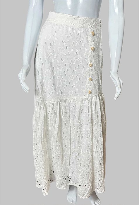 saia branca longa TAM PP