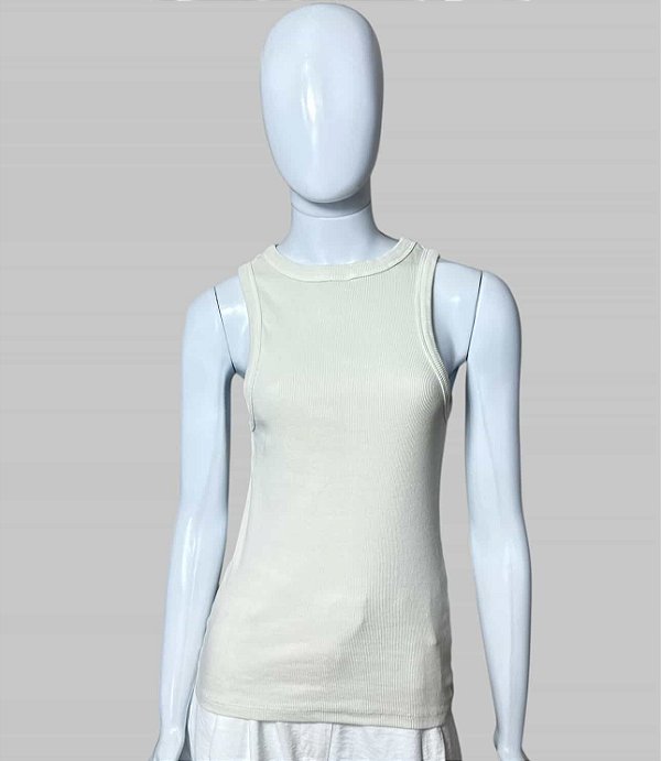 camiseta bege claro TAM P