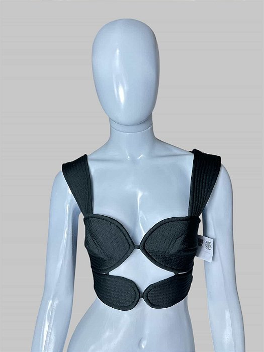 top cropped preto TAM P