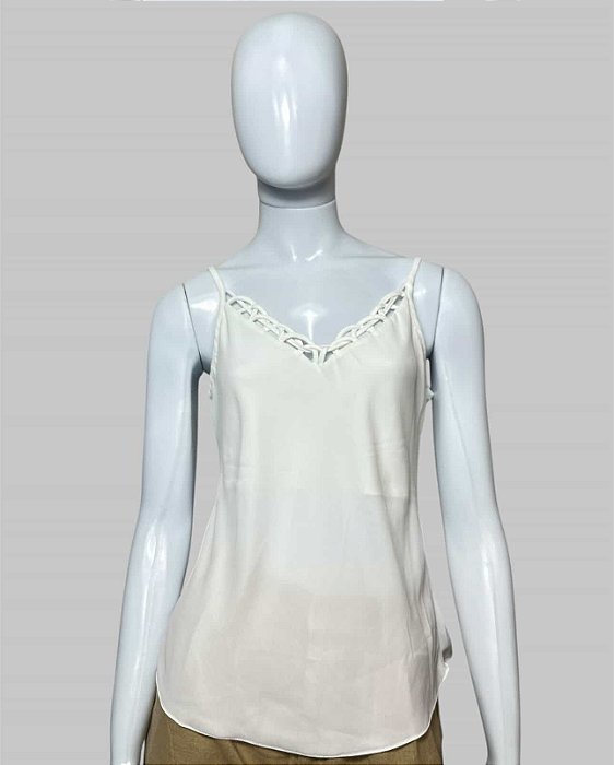 blusa branca TAM P