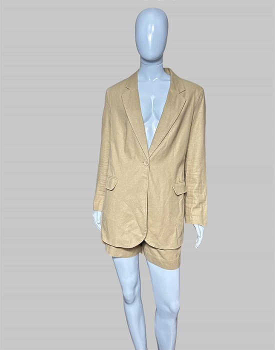 conjunto bege claro Mindset