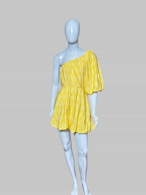 VESTIDO AMARELO TAM P CÓD. 157