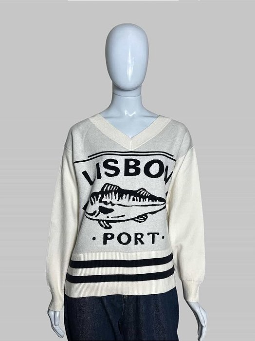 SUETER OFF WHITE TAM P