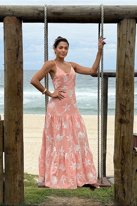 VESTIDO LONGO BORDADO ANITTA EV65765#