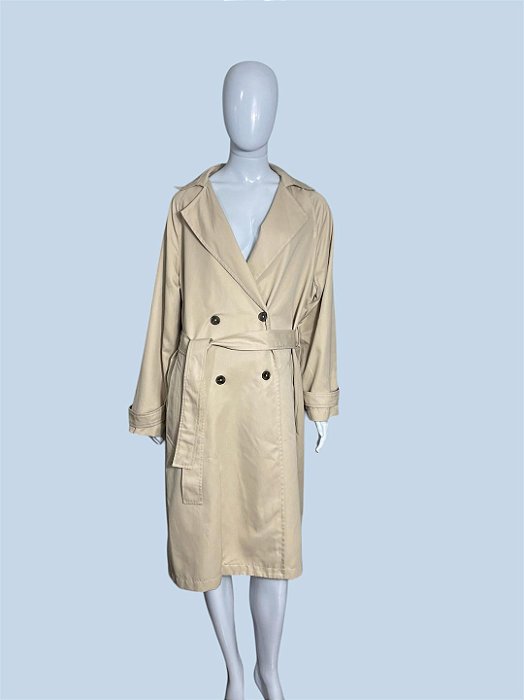 TREND COAT BEGE MÉDIO TAM M