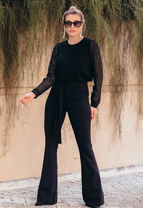 calca flare promocao