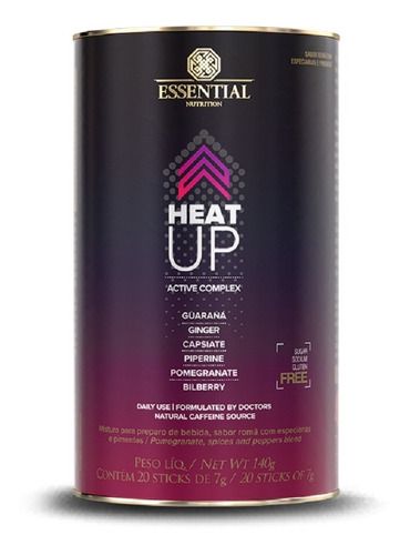 HEAT UP TUBO 140G/20 STICKS ESSENTIAL