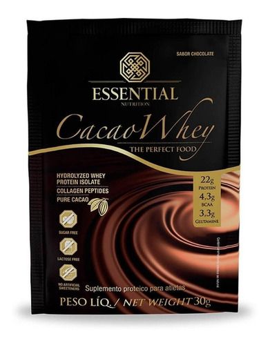 SACHE CACAO WHEY 30GR ESSENTIAL