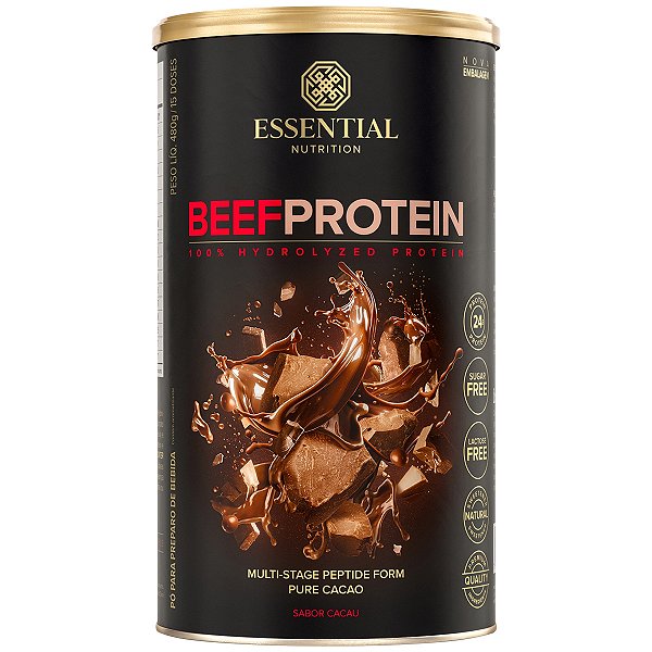 BEEF PROTEIN CACAO 480G/15DS ESSENTIAL