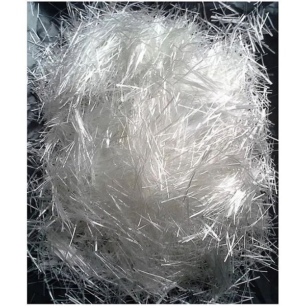 Fibra De Vidro Picada Sedosa Para Concreto E Reboco - Não Trinca!! - 1 Kg