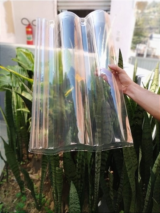 Telha Big Coppo Veneto / Nippon Thermo Transparente Medida 62x34cm