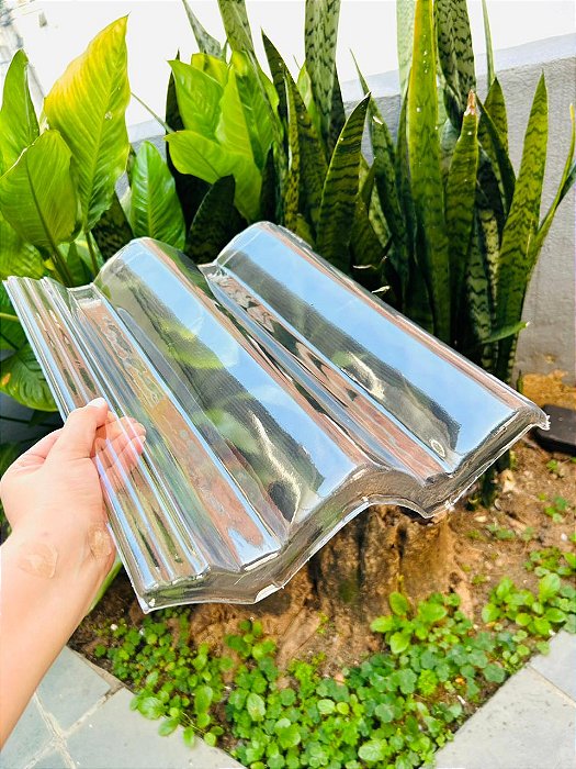 Telha Classica / Eurotop Thermo Transparente Medida 42x33 cm