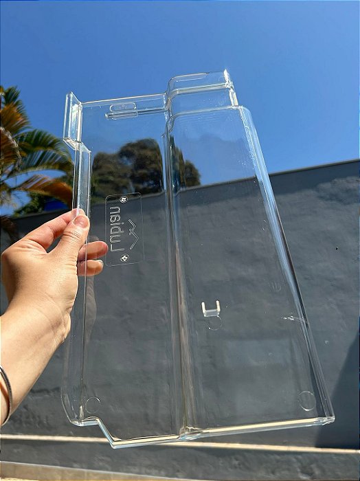 Kit 10 Telhas Transparente Romana injetada Medidas 40x21 cm