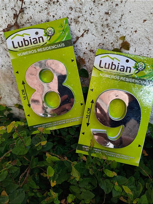 Kit 2 Números e Letras A.B.C.D Residenciais 10cm CROMADO 3D Caixa Alta