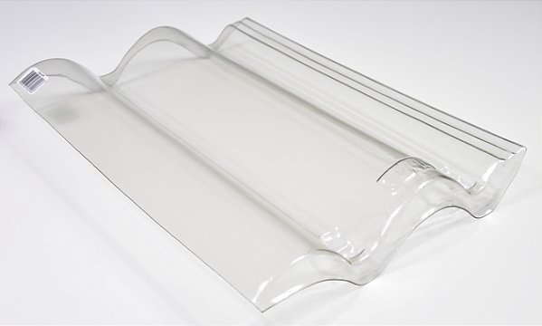 Kit 10 Telhas Coppo Veneto/Eurotop Thermo Transparente Medidas 42x33cm