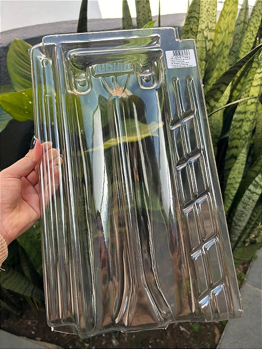 5 Telhas Francesa Parana Plastica Pet Transparente Medida 40x24 cm Thermo