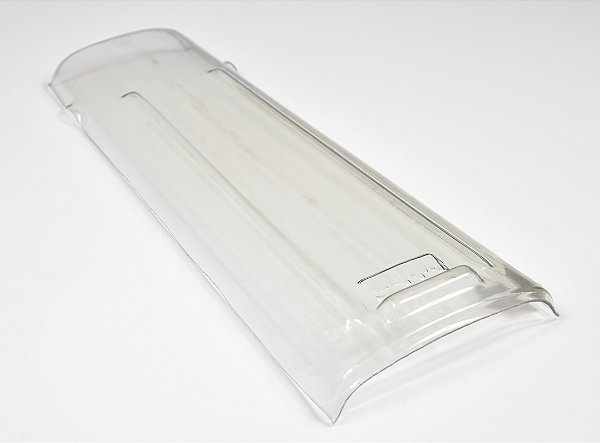 Telha Plan Canal / Plan Paulista Transparente Plastico Pet Med. 46,5 x 18 x 14,5cm Thermo