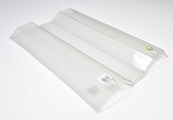 Kit 10 Telhas Piaui Tripla Transparente Plastico (Pet) Medida 49x35 cm