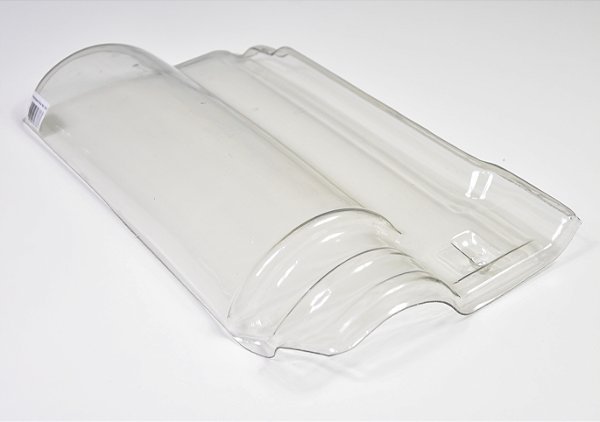 Caixa 5 Telhas Americana Silva Transparente Plastico (Pet) Medida 42x25,5 cm