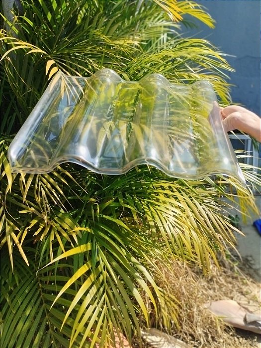 5 Telhas Plus / Esmaltada Terracotagress Transparente 46,5x52 cm