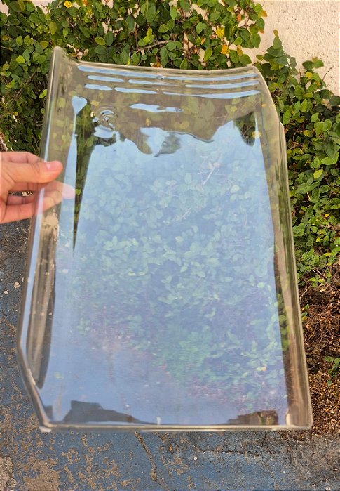 Kit 10 Telhas Plan Compativel com Ceramica Perkus Transparente  Medida 43x28cm Thermo