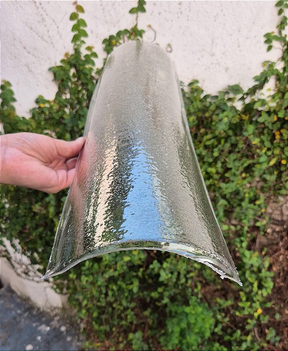 5 Telhas Paulistinha Mandi Transparente Plastico Pet Med. 51x16x12,5 cm Thermo