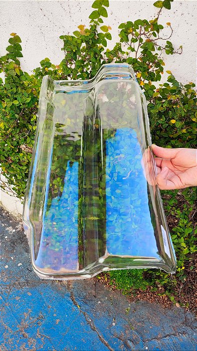 Kit 10 Telhas Romana Top Salinas Thermo Transparente Medida 46x23 cm