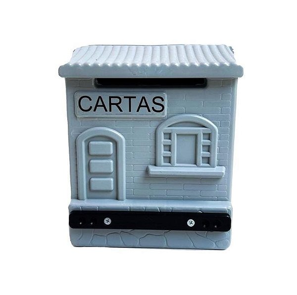 Kit 20 Caixas de Correio Para Cartas / Correspondências Plástico PP Cor - Cinza