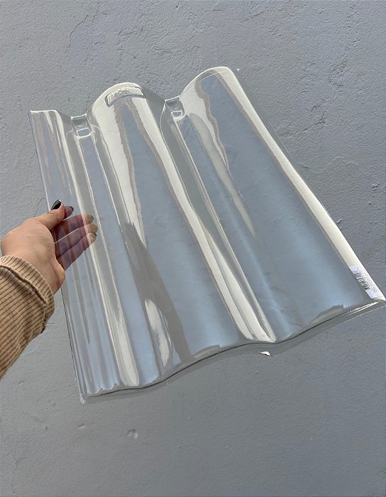 Telha Coppo Veneto/Eurotop Thermo Transparente Medidas 42x33cm