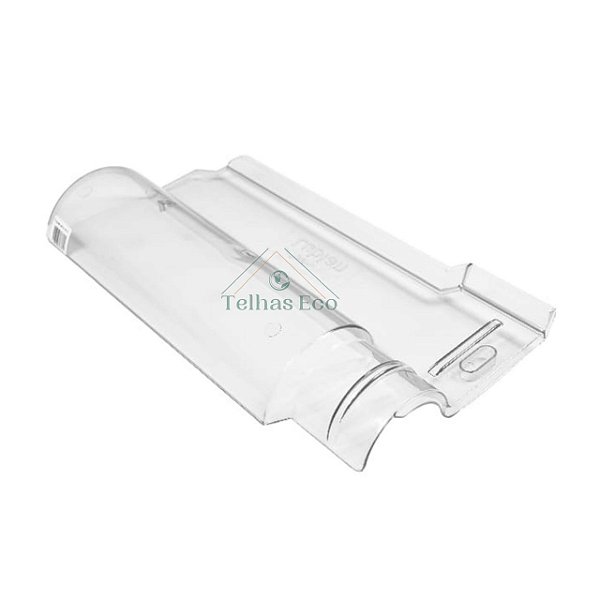 kit 20 Telhas Transparente Portuguesa Injetada Medidas 40x21 cm