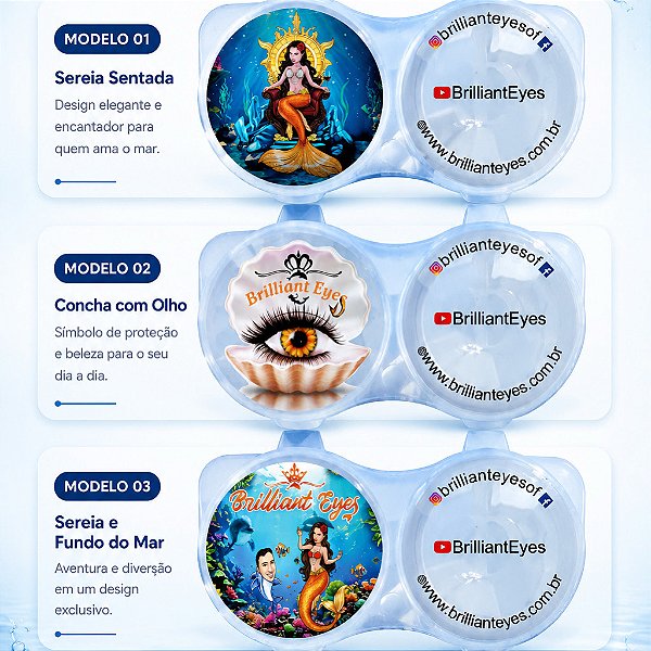 Case (Estojo) Brilliant Eyes | TRANSPARENTE