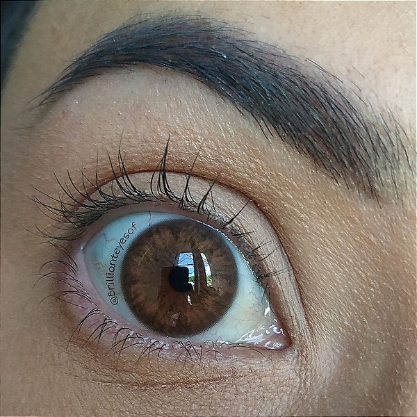 Lente de Contato Siesta Crystal Halo Amber | COM E SEM GRAU