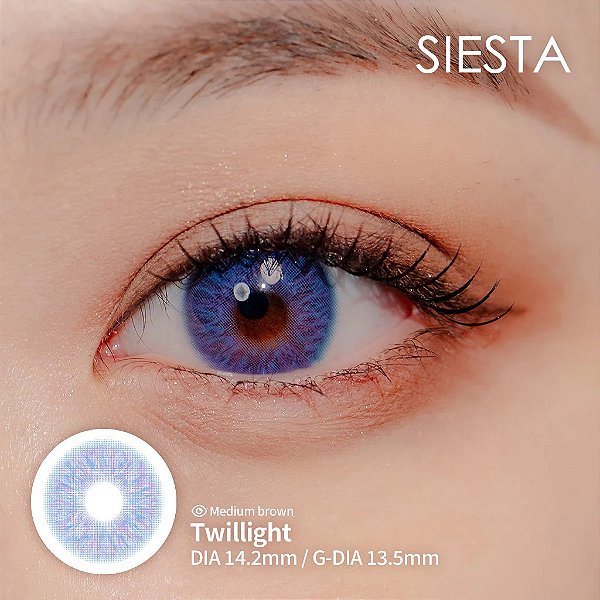 Lente de Contato Siesta Twillight | COM E SEM GRAU
