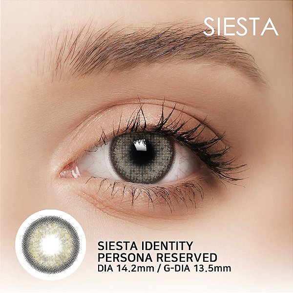 Lente de Contato Siesta Persona Reserved | COM E SEM GRAU